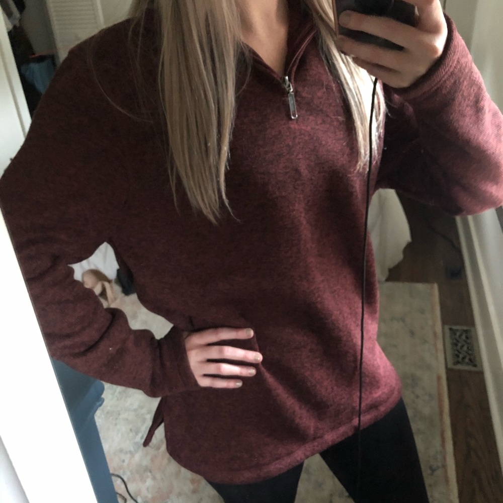 Club Room red quarter zip